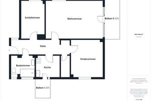 Charmante 3-Zimmer-Wohnung mit großem Balkon in grüner Lage | SONTONA – Die vollständige Adresse der Immobilie erhältst du vom Anbieter., 42117 Elberfeld, Wuppertal – Vorschaubild 12
