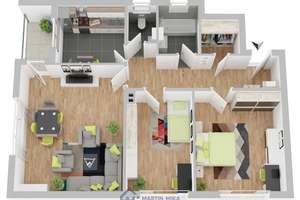 Jetzt einziehen! Helle 3 Zimmer-Wohnung mit Balkon und einzigartigem Ausblick – Max-Planck-Str. 10, 47829 Uerdingen, Krefeld – Vorschaubild 9
