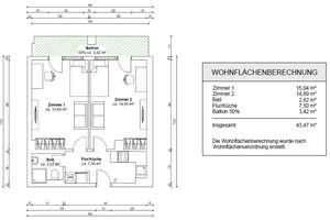 Weststadt: 2-Zi + TG | Technisch modernisiert | Balkon | EBK | FREI | WG geeignet – Lessingstr. 64, 76135 Weststadt, Karlsruhe – Vorschaubild 25
