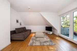 Möbliertes Wohnen in Bestlage Herzogpark: Ruhig gelegene 2-Zi-Dachgeschosswohnung mit Dachterrasse! – 81679 Herzogpark, München – Vorschaubild 7