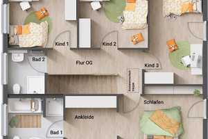 Gut geschnittenes Designhaus mit Arbeitszimmer auf schönem Grundstück in Zehlendorf – Berlin – Vorschaubild 4