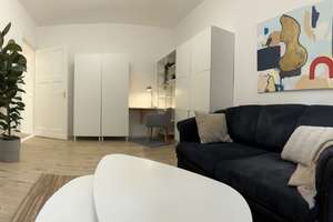 Helle, moderne 1-Zimmer-Wohnung in Berlins bester Kiezlage - Möbliert und All-inclusive – Die vollständige Adresse der Immobilie erhältst du vom Anbieter., 10247 Friedrichshain, Berlin – Vorschaubild 1