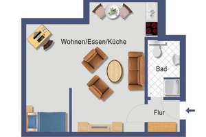 Schöne kleine Wohnung mit Garage zur Kapitalanlage! – Die vollständige Adresse der Immobilie erhältst du vom Anbieter., 75173 Südweststadt, Pforzheim – Vorschaubild 9