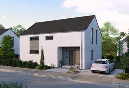 Ansicht Eingang Satteldach