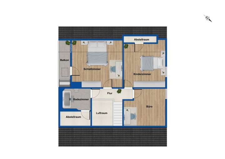 Grundriss Dachgeschoss