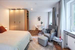 Möbliert: Frisch sanierte 1-Zimmer Wohnung  – Die vollständige Adresse der Immobilie erhältst du vom Anbieter., 81667 Haidhausen Nord, München – Vorschaubild 1