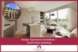 Design-Apartment mit Balkon – Harvé Suites Hamburg – Die vollständige Adresse der Immobilie erhältst du vom Anbieter., 20144 Harvestehude, Hamburg – Vorschaubild 1