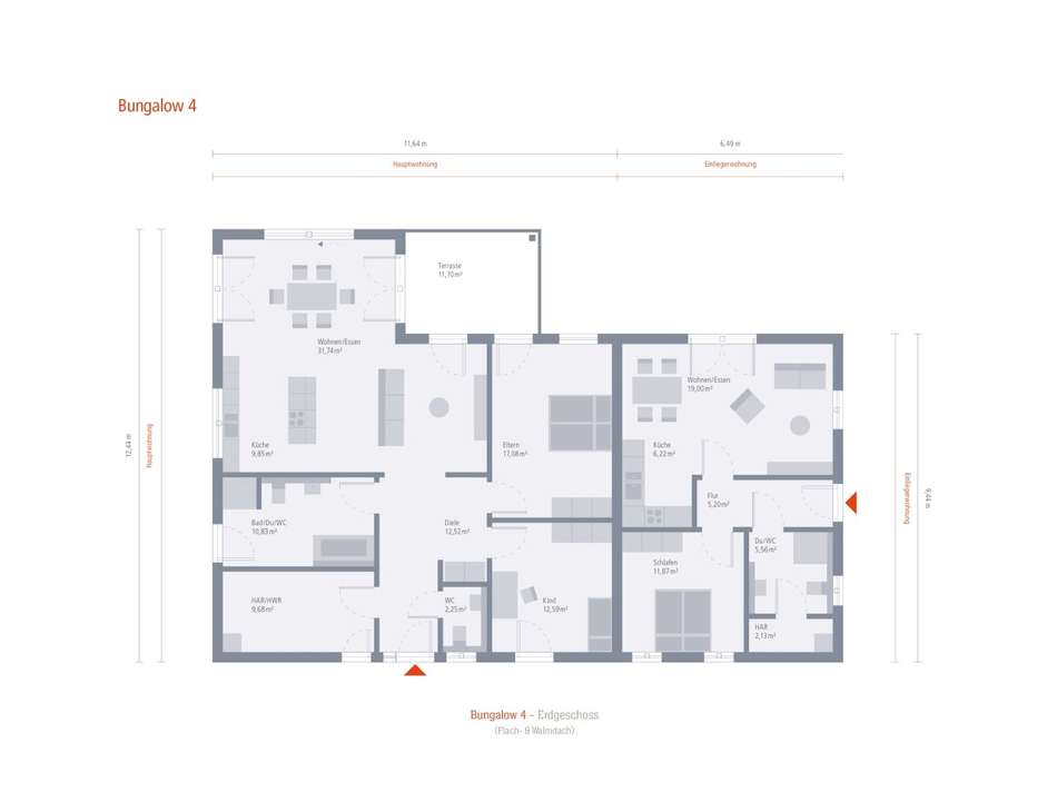 Ansicht__Bungalow 04 Flachdach