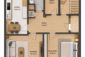 Mehr Platz als erwartet – 2,5 Zimmer mit Spitzboden – Industriestraße 9, 47803 Kempener Feld/Baackeshof, Krefeld – Vorschaubild 10