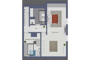 Modernisiertes Einfamilienhaus (einseitig angebaut) mit ELW, 2 Terrassen + Garten in Zentrumslage – Die vollständige Adresse der Immobilie erhältst du vom Anbieter., 53804 Much – Vorschaubild 6