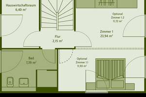 Kaufen statt Mieten, Reihenhaus incl. Grundstück, Küche, etc. – Vilbeler Landstraße 17, 60386 Fechenheim, Frankfurt am Main – Vorschaubild 3