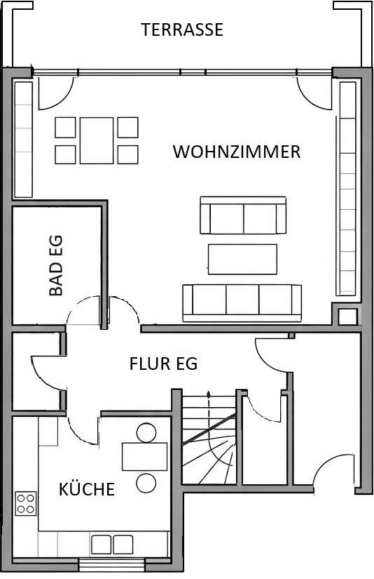 Grundriss Erdgeschoss