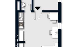 ... im Herzen der Altstadt, idyllisches, möbl. 1-Zi. Appartement W05 – Am Laufer Schlagturm 3, 90403 Altstadt, St. Sebald, Nürnberg – Vorschaubild 8