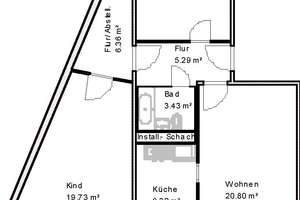 Individuelle 3-Zimmer-Wohnung mit Balkon! – Sankt-Josef-Straße 46, 39130 Neu Olvenstedt, Magdeburg – Vorschaubild 2