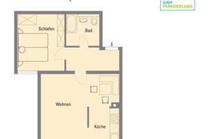 Helle 2‑Zimmer‑Wohnung mit Loggia in ruhiger Lage – Nähe Frankfurt – Heuchelheimer Str 90, 61350 Bad Homburg vor der Höhe – Vorschaubild 2
