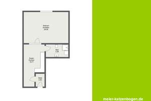 2-Zimmer-Souterrainwohnung mit Küche und Tiefgarage in Hundszell – Die vollständige Adresse der Immobilie erhältst du vom Anbieter., 85051 Südwest, Ingolstadt – Vorschaubild 7