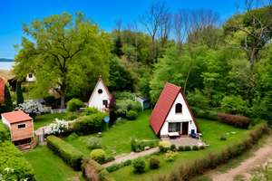 Idylle am Meer! Finnhütte, ca. 43m² Wfl, 360m² Grdst, ca. 17m² Terr. & Gartenhaus im Kinnbackenhagen – Die vollständige Adresse der Immobilie erhältst du vom Anbieter., 18445 Groß Mohrdorf – Vorschaubild 2