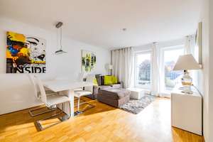 Möblierte 2-Zimmer-Endetagenwohnung mit Dachterrasse und Stellplatz in Bestlage St. Georg