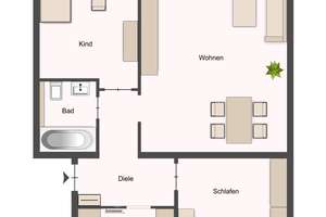Lichtdurchflutete 3-Zimmer-Wohnung mit Balkon und Blick auf den Rhein in Leverkusen-Hitdorf – Die vollständige Adresse der Immobilie erhältst du vom Anbieter., 51371 Hitdorf, Leverkusen – Vorschaubild 14