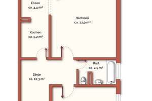 Top renovierte 2-Zimmer-Wohnung in U-Bahnnähe! – Kafkastraße 12, 81737 Neuperlach, München – Vorschaubild 5