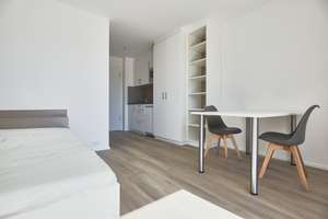Für SchülerInnen, StudentInnen und Auszubildende - möbliertes Apartment mit Terrasse – Firnhaberstr. 12a, 86159 Hochfeld, Augsburg – Vorschaubild 4