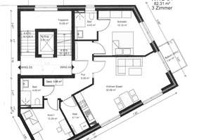 Stilvolle Eigentumswohnung im 1. Obergeschoss mit Balkon – Schloßgarten 71, 22043 Marienthal, Hamburg – Vorschaubild 14