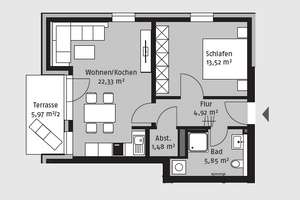 attraktiver Neubau - hochwertige 2 Zimmer Wohnung m. EBK in den Steimker Gärten – Kamillenweg 1, 38446 Steimker Berg, Wolfsburg – Vorschaubild 20