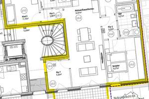 moderne 4-Zi.-Whg. mit offener Küche zum Wohnz. * 2 Bäder * Terrasse * Baujahr 2024  * 101 m² – Hofmannstr. 31a, 81379 Obersendling, München – Vorschaubild 27