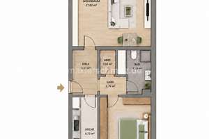 BALKON, MODERNES BAD, AUFZUG – ATTRAKTIV WOHNEN ODER INVESTIEREN – Die vollständige Adresse der Immobilie erhältst du vom Anbieter., 41239 Pongs, Mönchengladbach – Vorschaubild 11