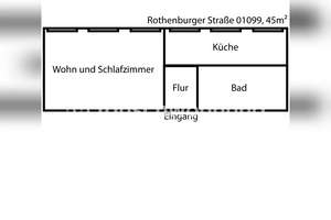 Tauschwohnung: Wohnung am Assieck – Die vollständige Adresse der Immobilie erhältst du vom Anbieter., 1099 Äußere Neustadt, Dresden – Vorschaubild 7