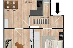 WG geeignete Wohnung in Uni-Nähe, EBK und Balkon ins Grüne – Vogelsaue 59, 42115 Elberfeld West, Wuppertal – Vorschaubild 9