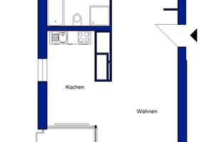 Hoch hinaus: 2‑Zimmer‑Wohnung im 7. OG mit Loggia und traumhafter Aussicht – Die vollständige Adresse der Immobilie erhältst du vom Anbieter., 38444 Rabenberg, Wolfsburg – Vorschaubild 3