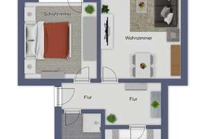 !! Gut geschnittene 2-Zimmer-Wohnung im gefragten Stadtteil St- Magnus mit Stellplatz !! – Die vollständige Adresse der Immobilie erhältst du vom Anbieter., 28759 St. Magnus, Bremen – Vorschaubild 19