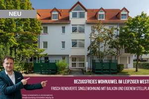 Stilvoll modernisiert & bezugsfrei: 
Singlewohnung mit Balkon & Stellplatz 
in Böhlitz-Ehrenberg