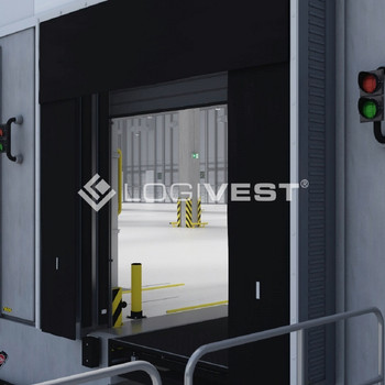 Projektierter Neubau einer Lager- und Logistikhalle