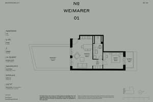 Wohnen im Erstbezug: 2-Zimmer-Neubauwohnung mit großzügiger Dachterrasse in Charlottenburg – Weimarer Straße 1, 10625 Charlottenburg, Berlin – Vorschaubild 17