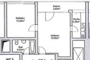 WE 1-2-5 - Eine helle 2 Zimmer, Bad, Balkon ab Okto / November  2025 – Husemannstraße 1, 47198 Duisburg – Vorschaubild 12