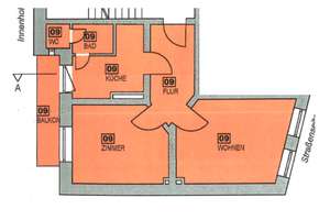 Charmante 2-Zimmer-Altbauwohnung mit Dielenboden und Balkon! – Die vollständige Adresse der Immobilie erhältst du vom Anbieter., 24114 Südfriedhof, Kiel – Vorschaubild 2