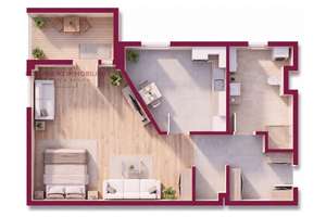 frisch renoviert und bezugsfrei -
Kompakte Singlewohnung mit Balkon & Stellplatz im Leipziger Weste – Carl-Meyer-Straße 5 WE53, 4178 Böhlitz-Ehrenberg, Leipzig – Vorschaubild 2