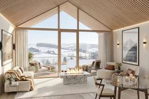 Architekten-Chalet im Bayerischen Wald | 2 Zimmer | Panoramablick | KfW 40 – Die vollständige Adresse der Immobilie erhältst du vom Anbieter., 93462 Lam – Vorschaubild 2