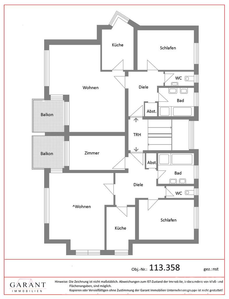 Immobilie in Burgstetten - Helle 3 Zimmer-Wohnung mit Balkon, TG- & Außen-Stellplatz in ruhiger Ortsrandlage von Erbstetten! - Bild 3