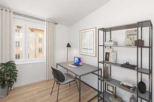 Wohnen ohne Kompromisse: 4-Zimmer-Wohnung mit zwei Bädern, Balkon zum ruhigen Innenhof und Aufzug – Holteistraße 5a, 10245 Friedrichshain, Berlin – Vorschaubild 3