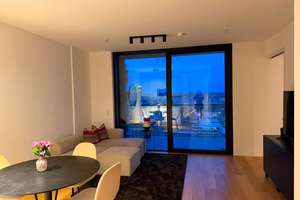 Eden Tower 23: Furnished Apartment | 20th Floor | Gym, Rooftop & 24/7 Concierge – Europa-Allee 11, 60327 Gallus, Frankfurt am Main – Vorschaubild 16