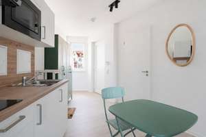 Ankommen, wohlfühlen, studieren: 2-Zimmer Design-Apartment |möbliert|Fahrstuhl |Unilage|Dachgarten – Hansastraße 22, 39106 Alte Neustadt, Magdeburg – Vorschaubild 2