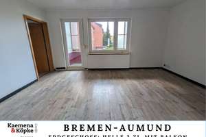 3-Zimmer-Wohnung im Hochparterre mit Balkon in Bremen-Aumund