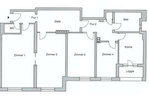 Schöne 4-Zimmer Wohnung mit Alsterblick!
