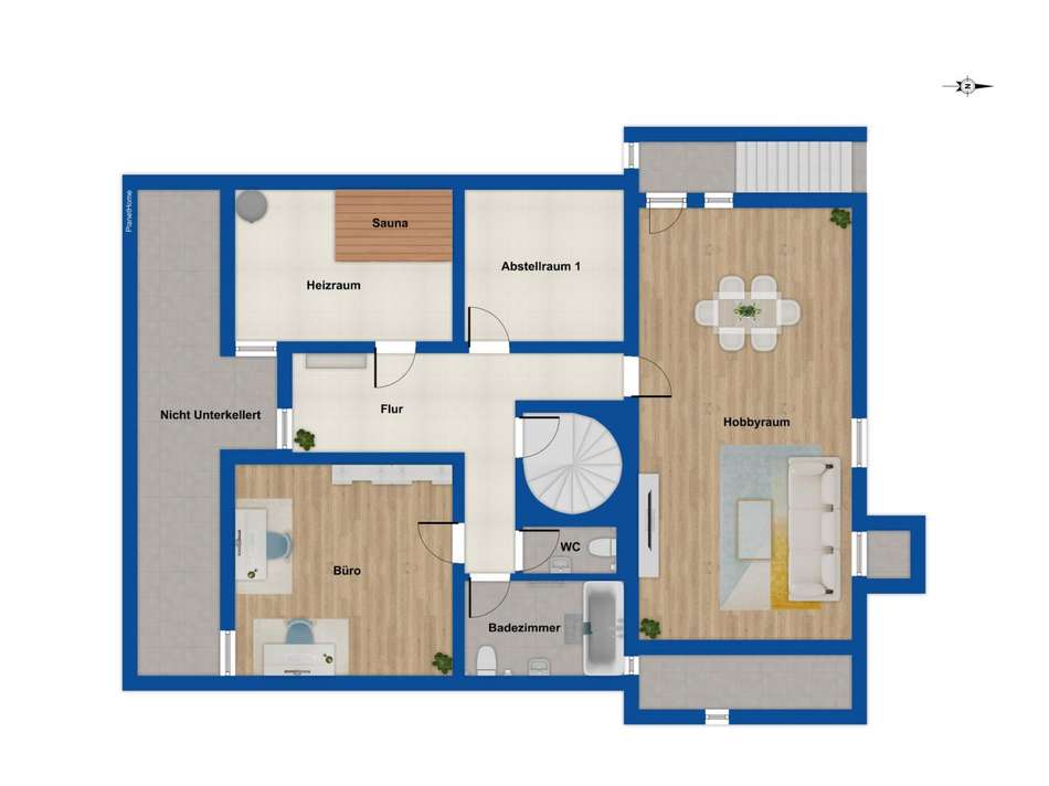 Grunriss - Kellergeschoss