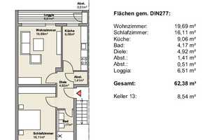 Moderne 2-Zimmer Wohnung mit Südbalkon! Ihre Kapitalanlage! – Köln – Vorschaubild 10