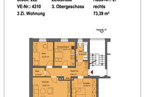 3-Zimmer Wohnung in TOP-Lage zum 01.10.2026 – Zeißstraße 27, 91058 Bierlach, Erlangen – Vorschaubild 2