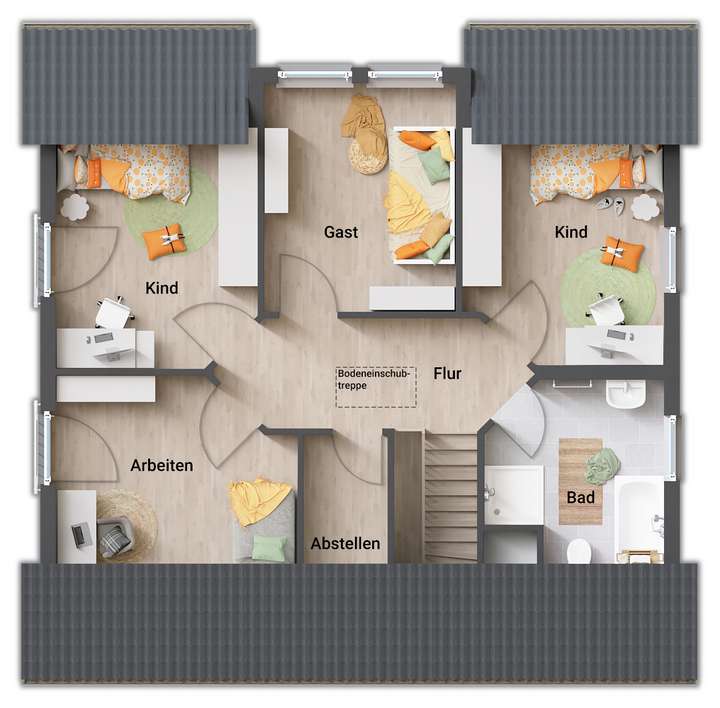 7 - Grundriss-Einfamilienhaus-